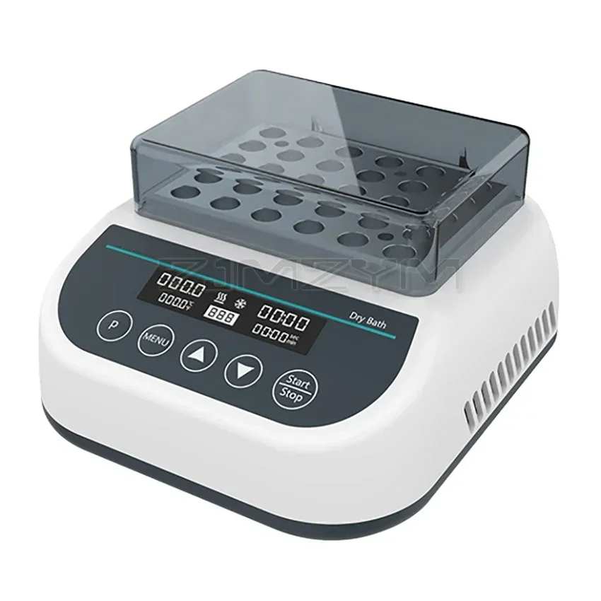 Mini Dry Bath Incubator Lab Metal Bath Constant Temperature Lab Thermostat Heater Incubator with Heating Block 0.2/0.5/1.5/2ml