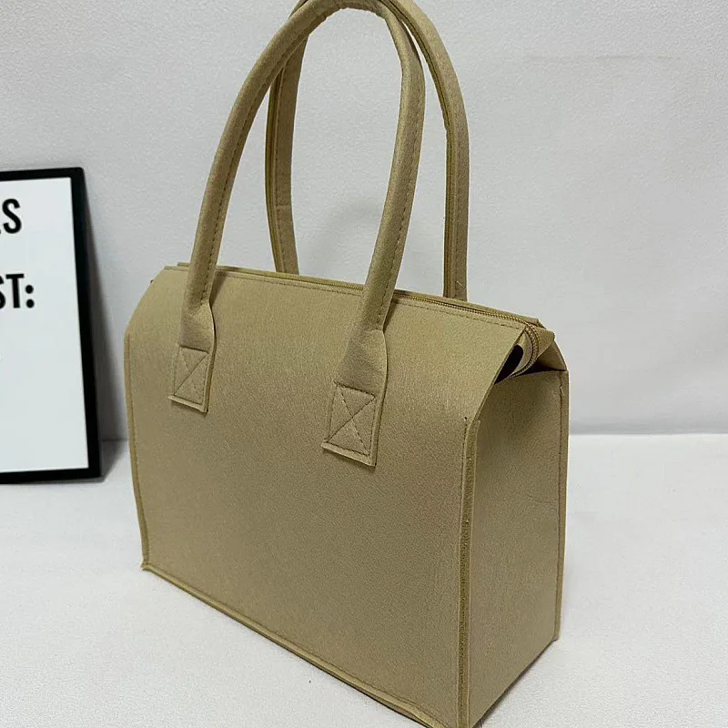 Filztasche Kleine Tragetasche Reise-Einkaufstasche Souvenir Filz-Tragetasche - Umweltfreundlicher Tragbarer Träger für den Täglichen Gebrauch – Detail 6