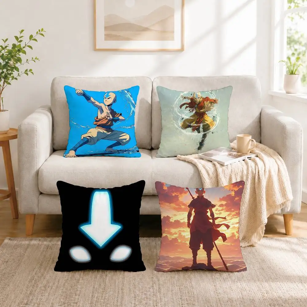 

Avatar The Last AirbenderS Square Double-Sided printed Pillow Case Bedroom Bedside Pillow Sofa Cushion Cover Gift