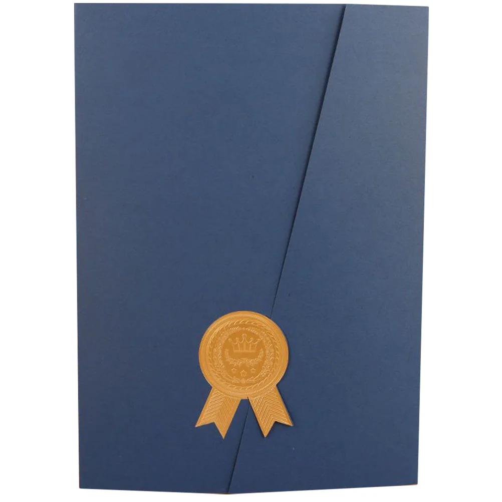 Honor Certificate Shell File Holders Folder Decorative Cover Envelope Document Paper Diploma