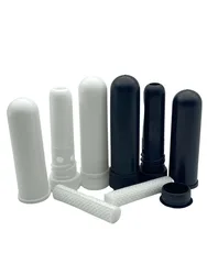 10Pcs 에센셜 오일 빈 흡입기 튜브에는 면 심지, 리필 가능, 스포이드가 포함된 흡입기 스틱이 함께 제공됩니다.