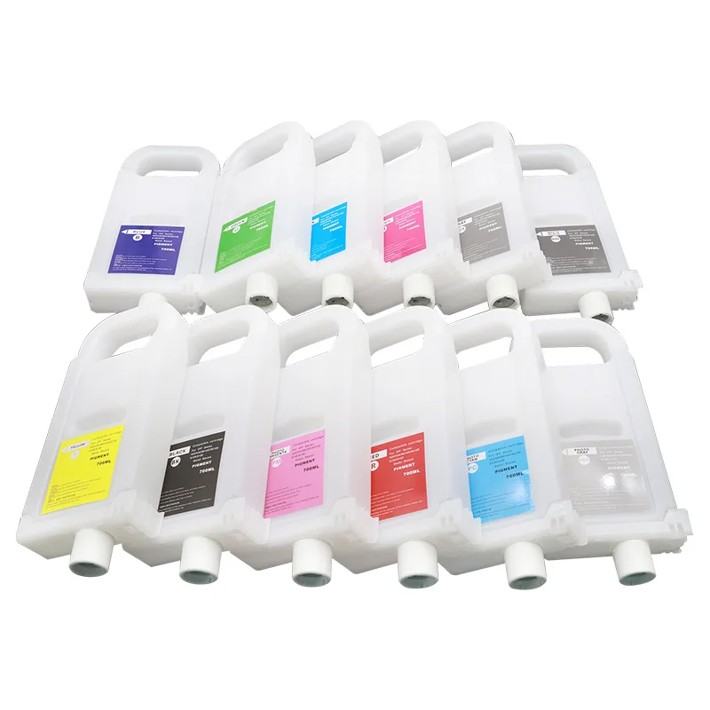 PFI-57 PFI57 PFI 57 Refillable Ink Cartridge No Chip Compatible For Canon Pro520 540 560 521 541 561 540S 560S 541S 561S Printer