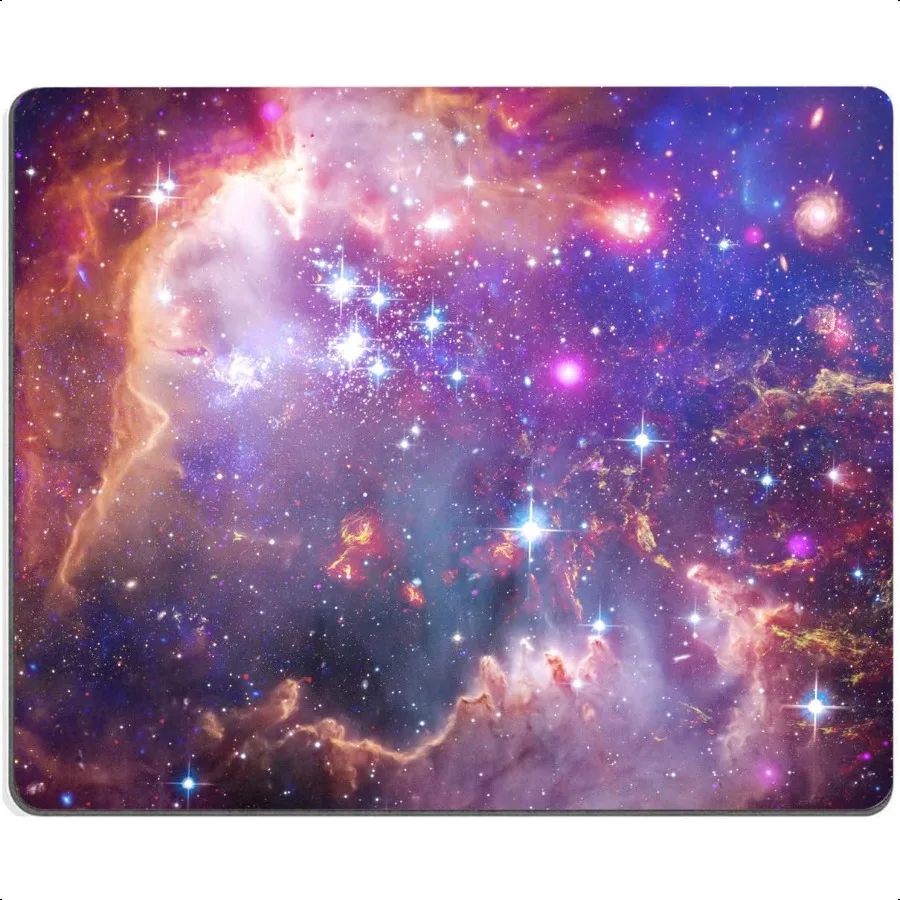 

Bright Star Galaxy Mouse Pad Space Gaming Mat NonSlip Waterproof Square 9.5x7.9x0.12 Inch