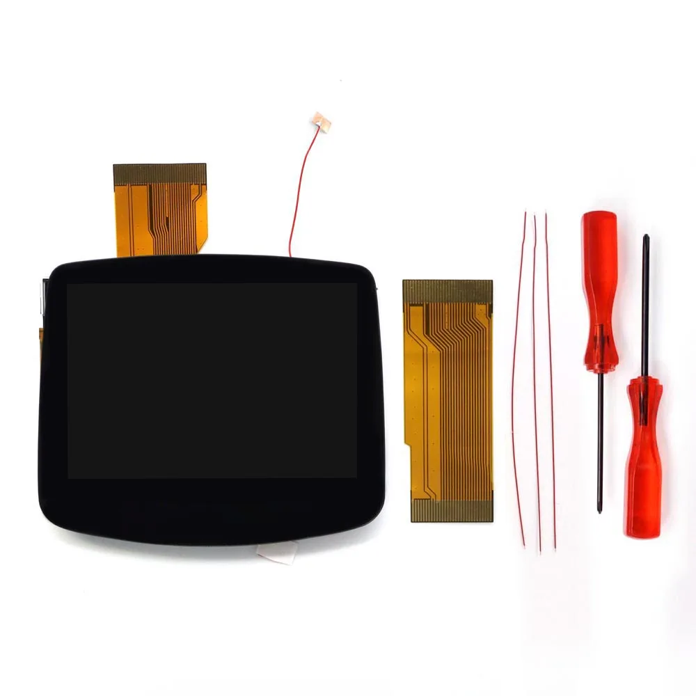 HD V5 3.0 inch GBA IPS Drop in pre-Laminated LCD Kits Screen for Gameboy Advance With Housing Shell