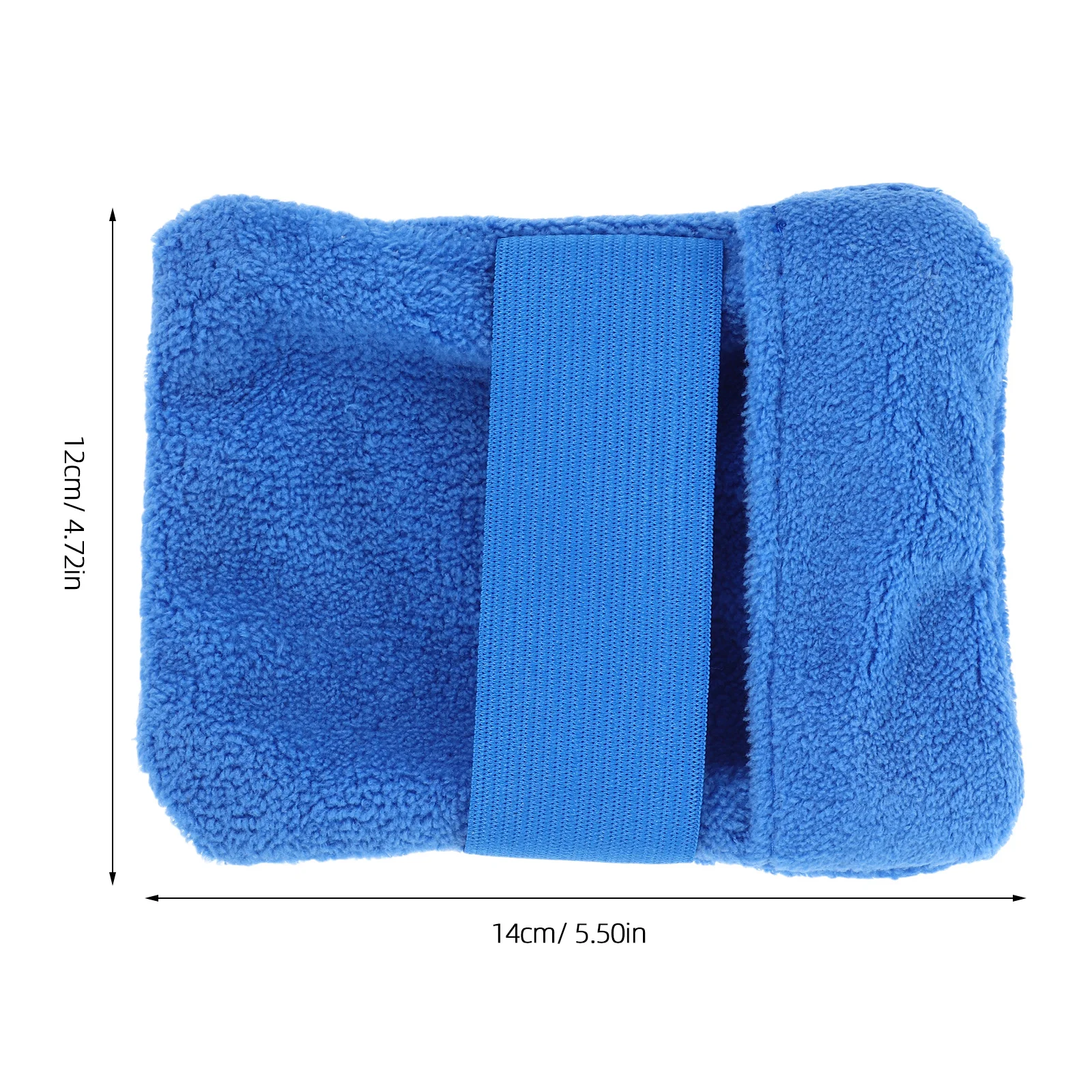 Soft Sand Removal Pouch for Beach Trips Efficient Sand Cleaner Mitt for Skin and Belongings Compact Design Fits Any Beach Bag