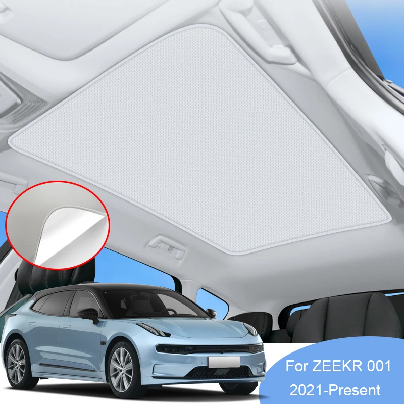 

Car Electrostatic Adsorption Sunshade Sticker Sunshade Skylight Blind Shading For ZEEKR 001 2021 2022 2023 Internal Accessories