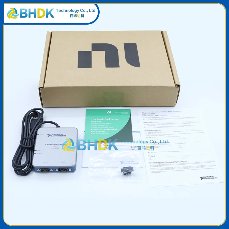 FOR NI USB-8501 USB-8502 CAN Interface Card 1 Or 2 Port Low Speed Fault Tolerant Bus Debugging Tool