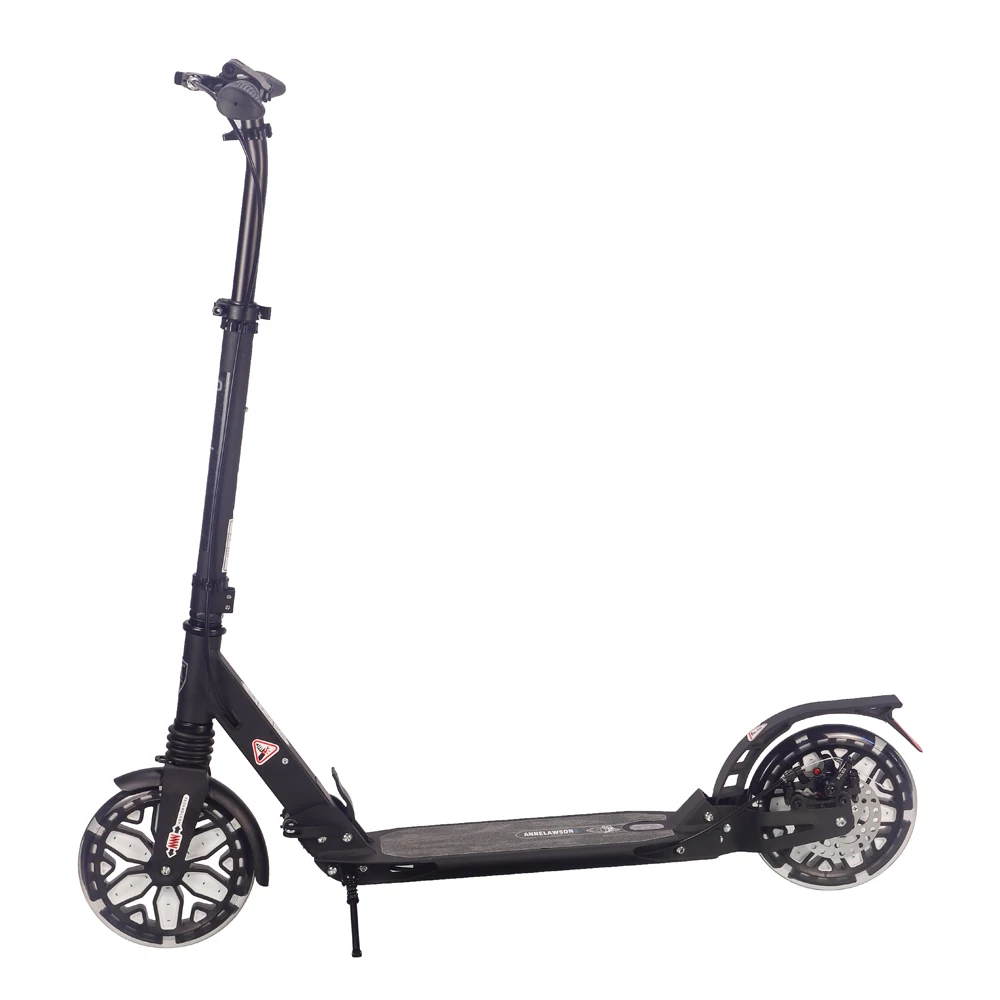 

STLF Manufacturer Foot Pedal Adjustable Height Big Wheel Kick Scooters Foot Scooters Adult