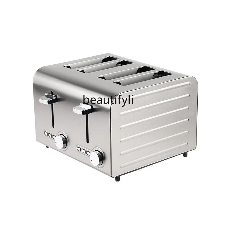 

Stainless steel toaster household bread machine automatic breakfast spitter sandwich machine