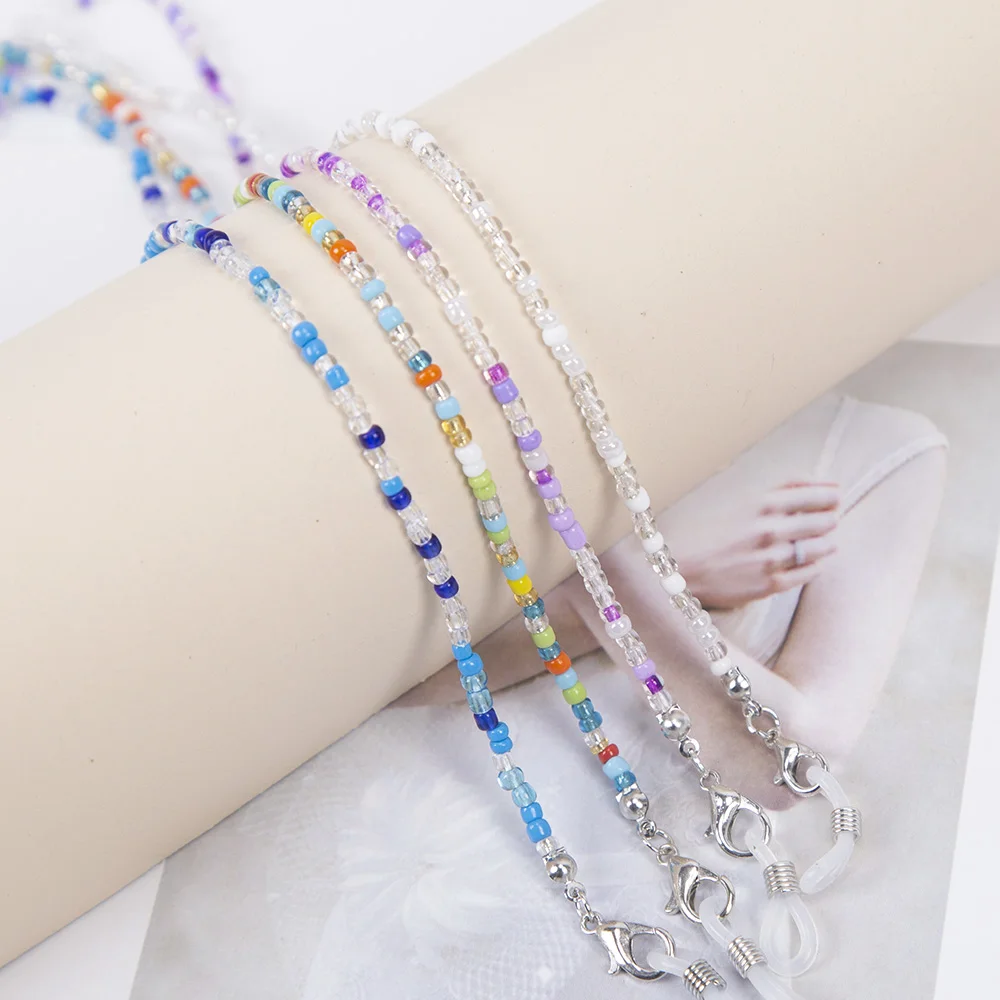 New Fashion Women Reading Glasses Chain Retro Beads Eyeglass Sunglasses Spectacle Cord Neck Strap String Mask Chain Eye Wear