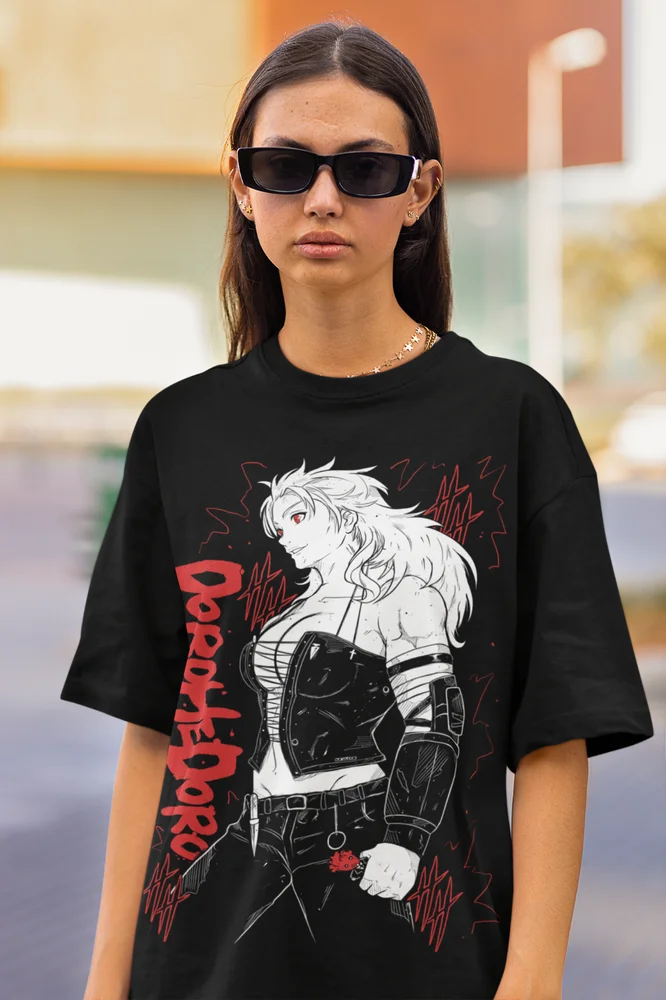 Dorohedoro T-shirt Ebisu Nikaido Noi Horror Kawaii Anime Gift Shirt All Size