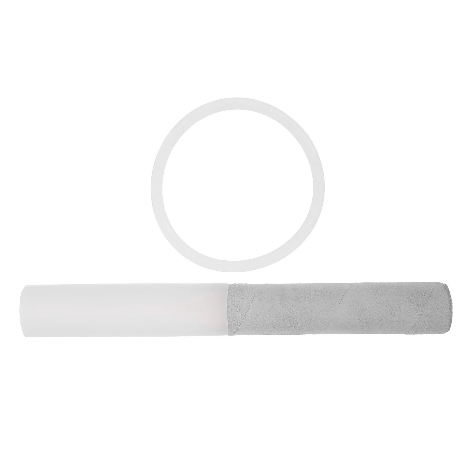 

1 set Singing Mallet Acrylic Rod White Circle Meditation Yoga Singing Bowl Rod Sound Playing Accessories Storage