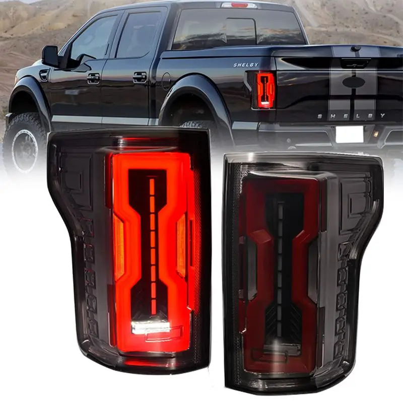 Car LED Taillight Tail Light For Ford F-150 F150 2015-2016 2017 2018 2019 2020 Rear Brake Reverse  Pickup Raptor TAIL LIGHT