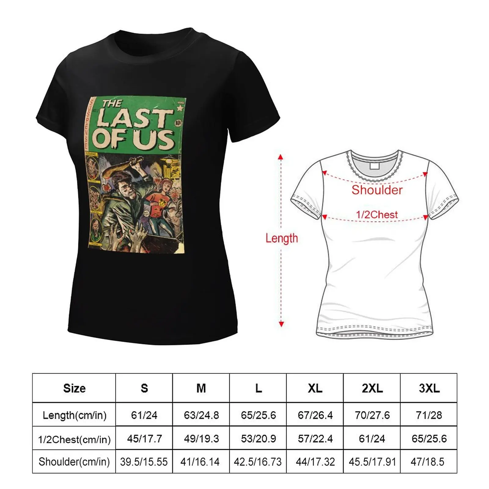 L'ultimo di noi Comic Cover fan art t-shirt summer top t-shirt ad asciugatura rapida da donna