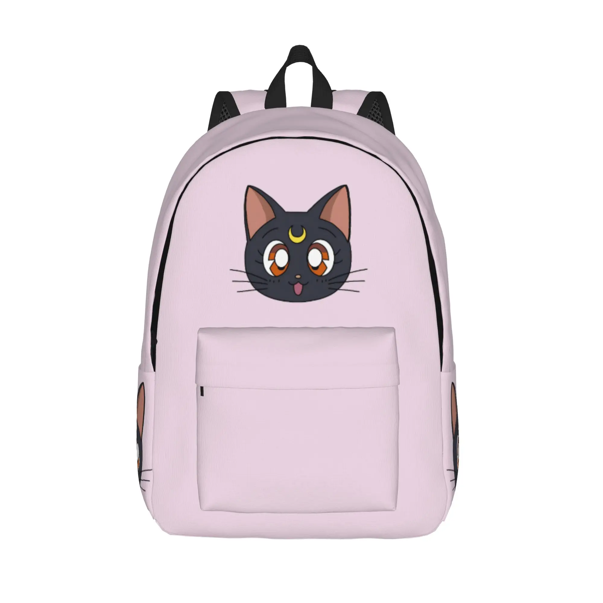 

Sailors Moons Luna girls anime Backpack for Men Women Cool Student Work Daypack Laptop Computer Shoulder Bag Durable
