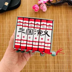 6pcs The Dream of Red Mansion Pocket Book The Four Great Classical Novels of China Comic Strips Manga Mini Books For kids adult