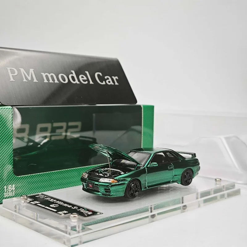 disponibile-modellino-auto-in-lega-di-carbonio-verde-elettroplaccato-1-64r32-collezione-in-edizione-limitata-oggetto-decorativo-regalo-di-alta-gamma-giocattolo-per-ragazzi