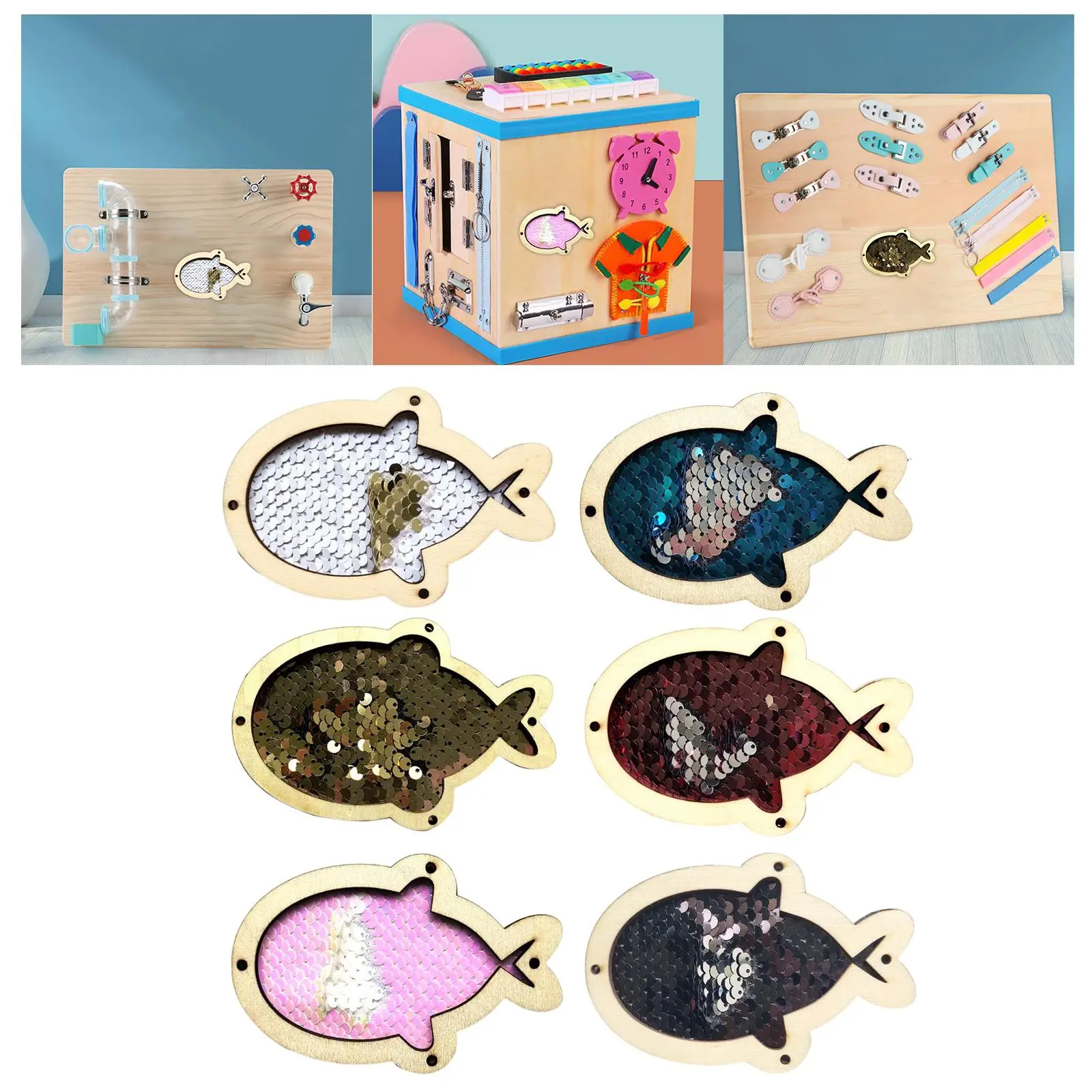 Aksesoris Papan Sibuk Sensorik Papan Sibuk Anak Keterampilan Motorik untuk Anak