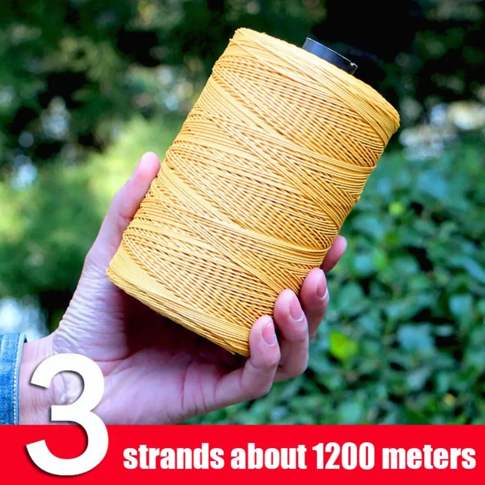 Nylon Line Braided Rope Nylon Knit Kite Line DIY Large Power Kite String Durable 100/400/1000/1200m Fishing Line Camping