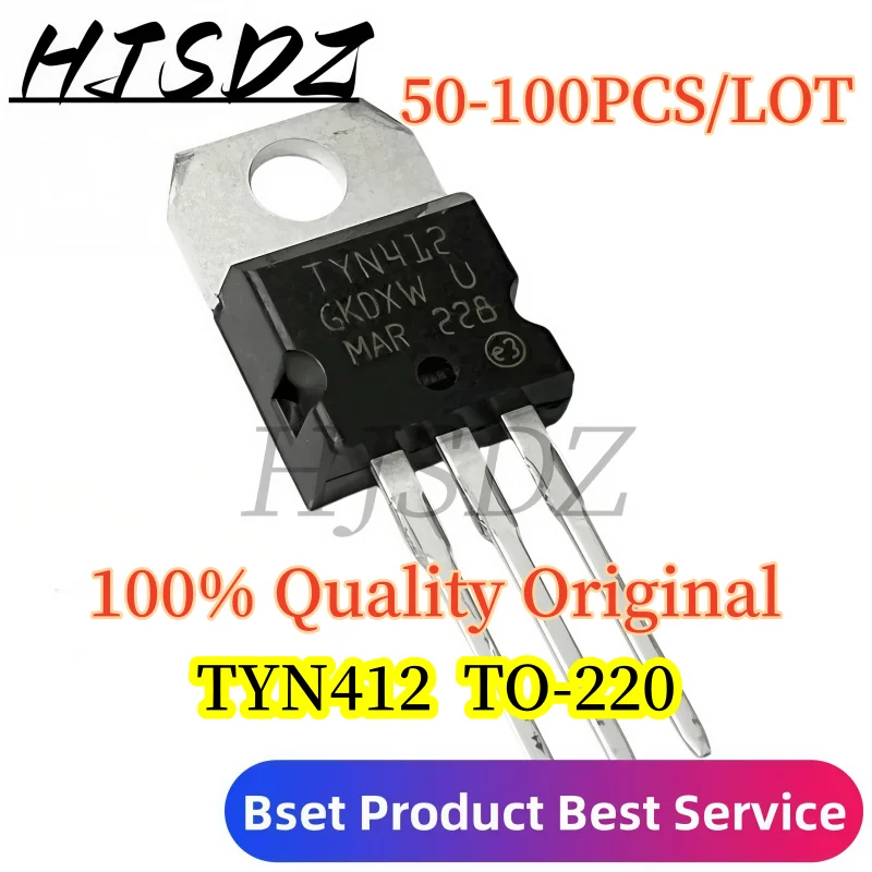 100% Quality Original【50-100PCS/LOT】Brand New Imported TYN412 Unidirectional Thyristor In Stock TO-220