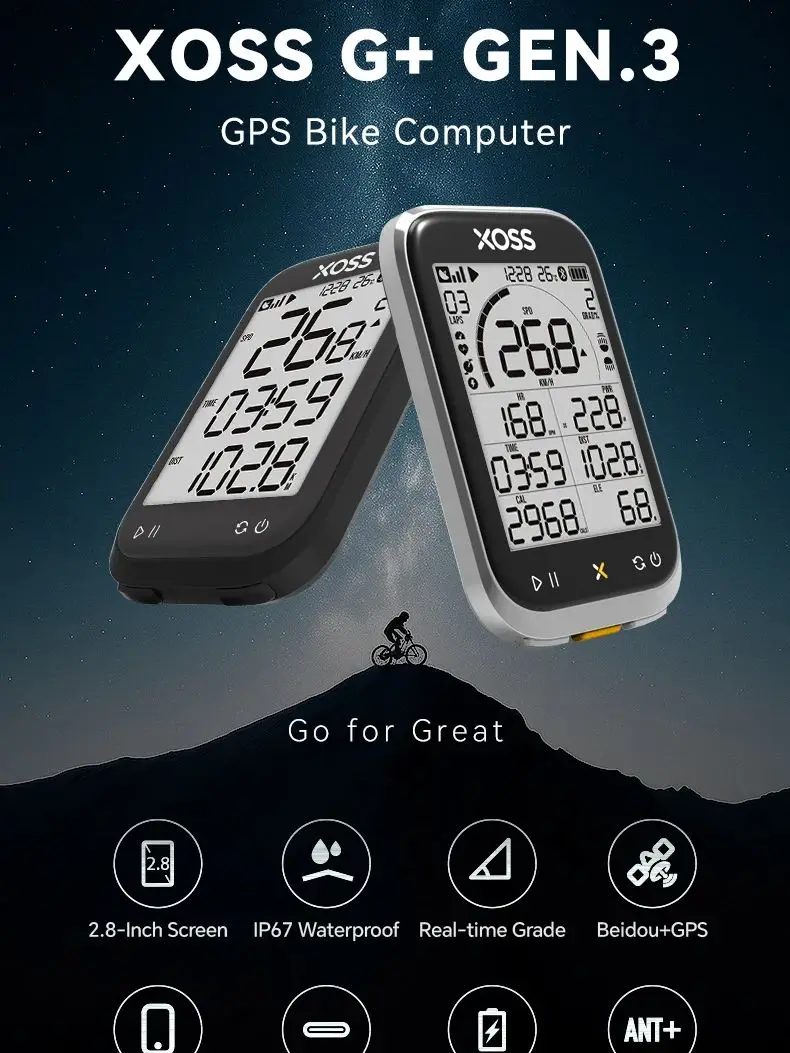 AliExpress CYCLAMI XOSS G+ Gen.3 Bike Computer GPS Wireless Bicycle Cycling Odometer Waterproof Smart Road MTB Speedometer