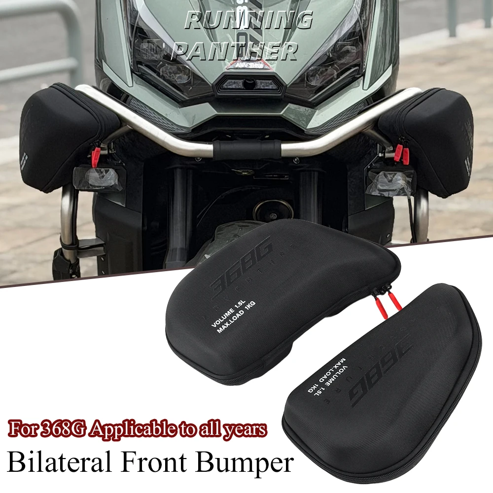 

FOR ZONTES 368G 368 G Motorcycle accessories Side Frame Bag Storage Package Bags Waterproof Bag Front bumper side storage bag