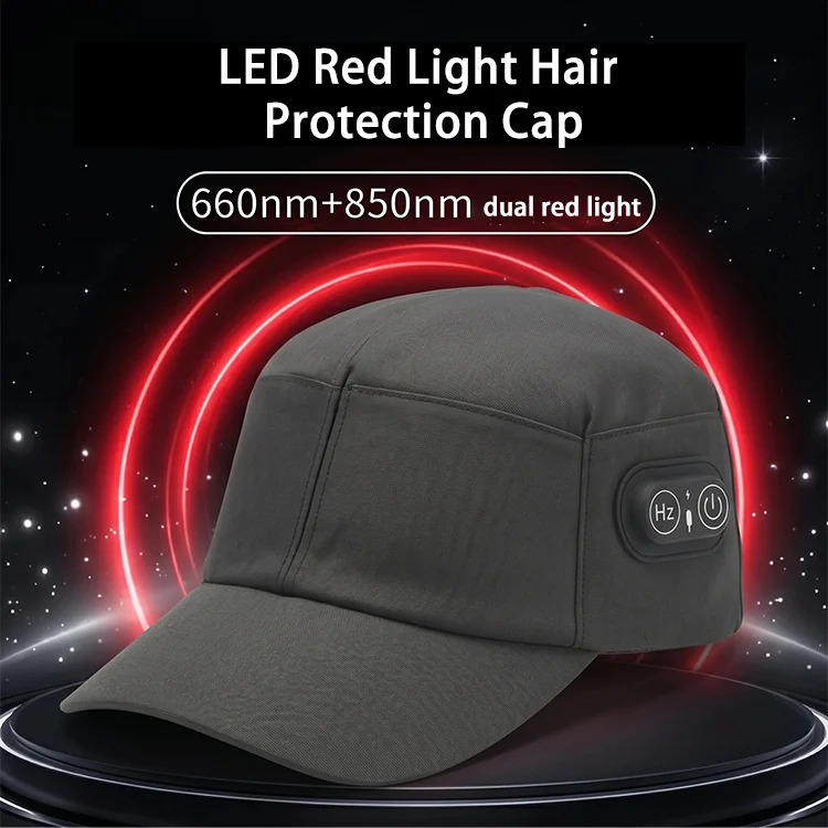 2026 Upgraded Model 100PCS Red Light Hair Growth Cap 660nm&850nm LLLT Red Light Cap For Hair Regrowth Prevents Hair Loss