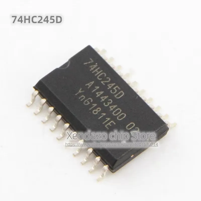 10pcs/lot 74HC245D 74HC245 SOP-20 7.2mm Wide body package Eight way bus transceiver chip