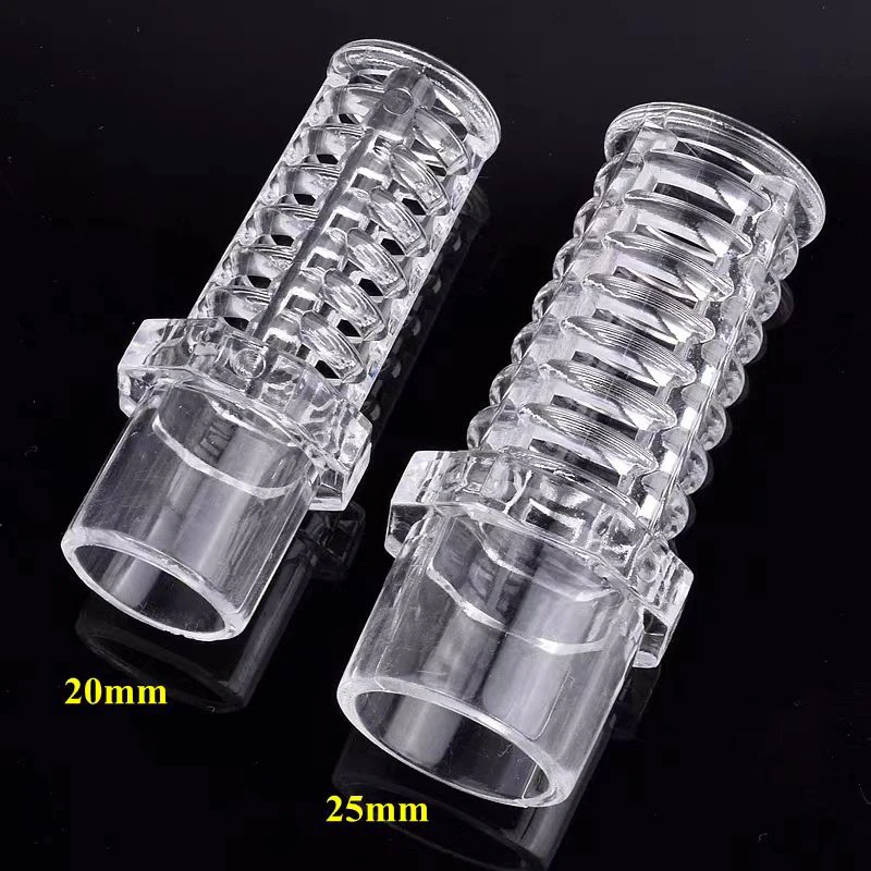 1/2/5Pcs Transparent Acrylic Pervious Flower Basket Mesh Cover 20/25mm Aquarium Fish Tank Water Inlet Fence Water Pump Filter