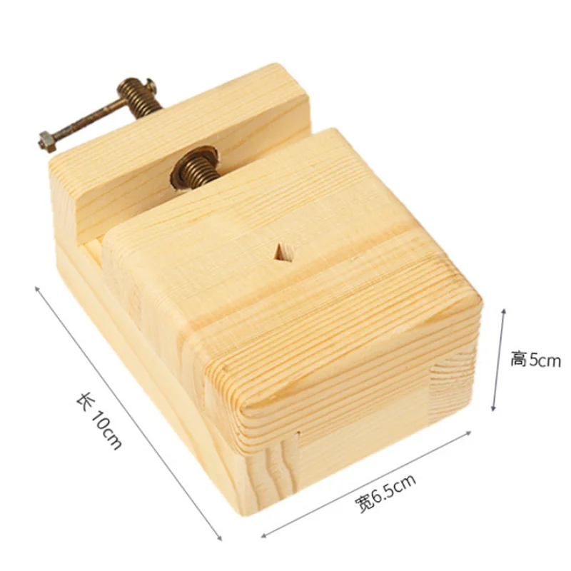 DIY Mini Wooden Flat Pliers Vise Clamp Table Bench Vice Seal Hand Tools For Woodworking Carving Engraving Tools Home Accessories