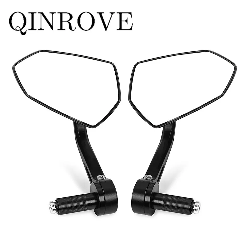 Motorcycle Handlebar End Mirror Aluminum Alloy Side Mirror Universal for Kawasaki Ninja Suzuki GSR600 Voge CU525 300DS 525R