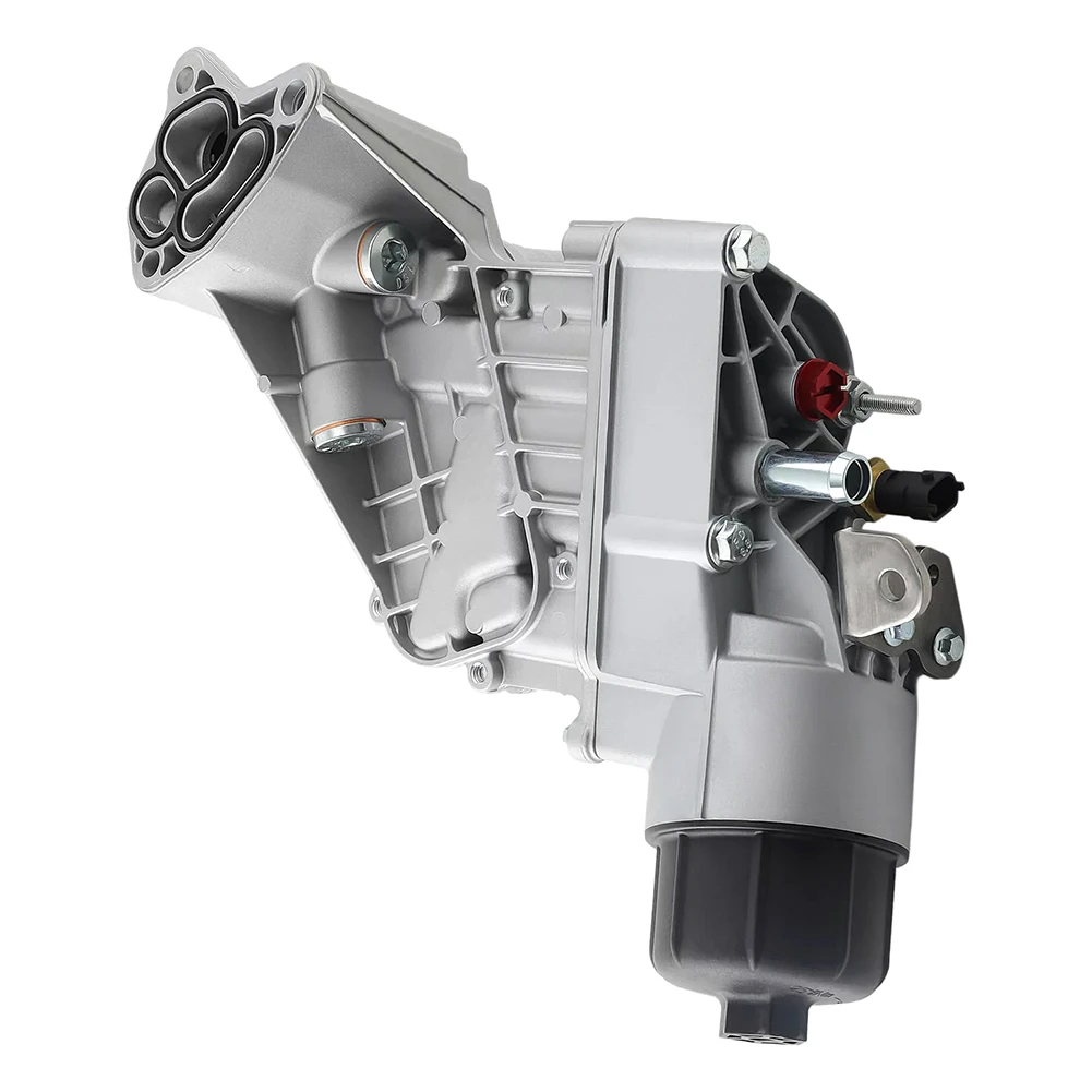 A03Z-オイルクーラーフィルターハウジングジープグランドチェロキー 14-2019 68525212AA アルミ