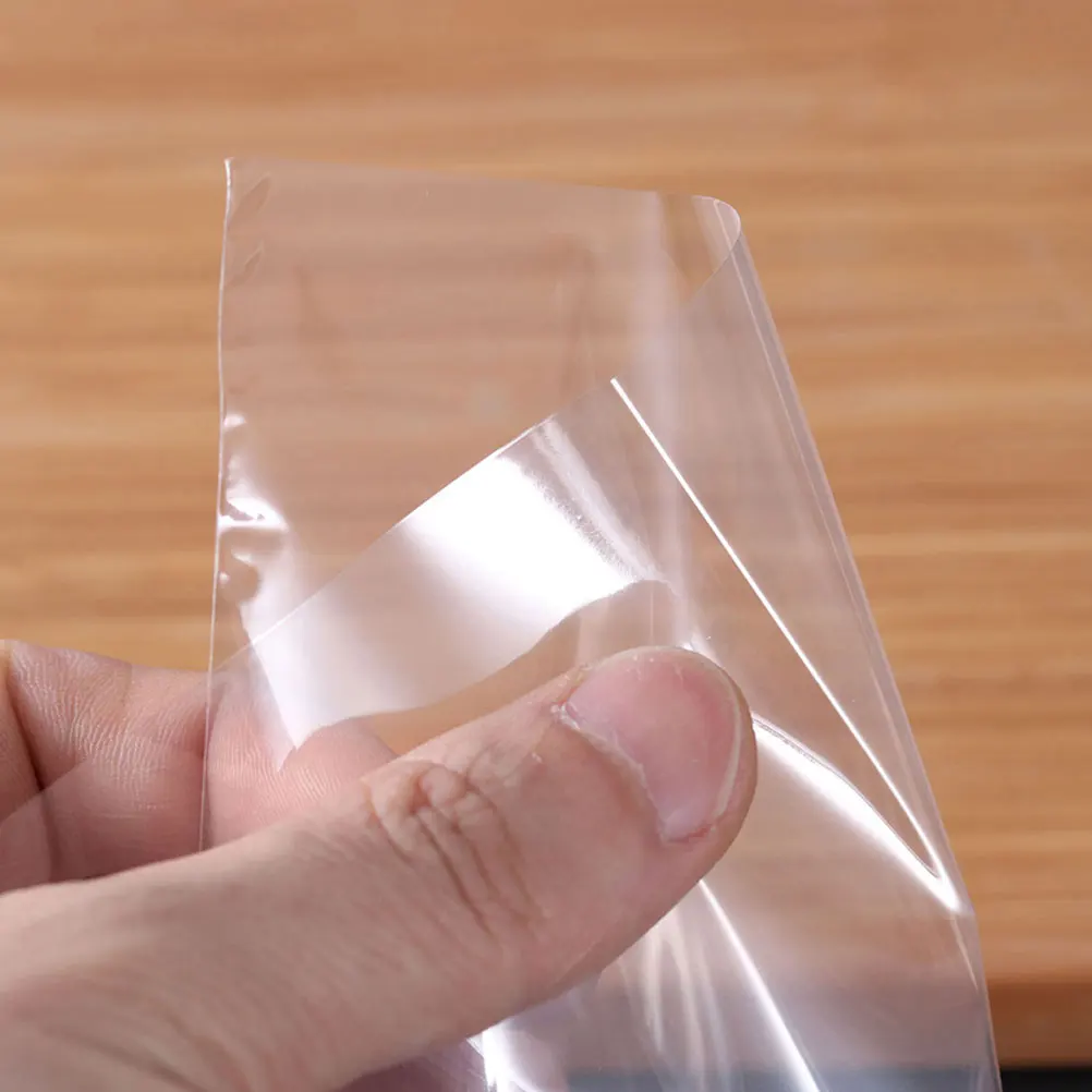

200pcs Heat Shrink Wrap Film Transparent Waterproof Plastic Film for Essential Oil Bottles Eyelash Display Storage Packing