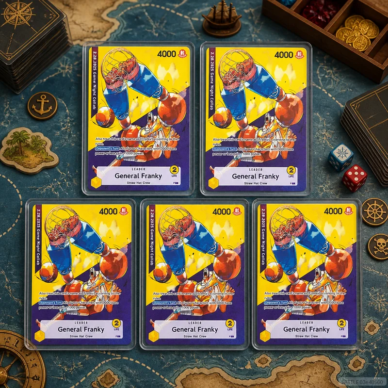 General Franky 037 en DIY OPCG Collection Cards Self Made Single Card Classic Game Anime Card Gift Toy 5PCS 10PCS Set