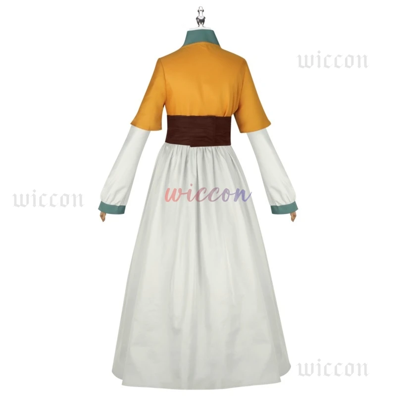 Diários de boticário Shisui Cosplay Amarelo Hanfu Roupa de festa de Halloween para meninas
