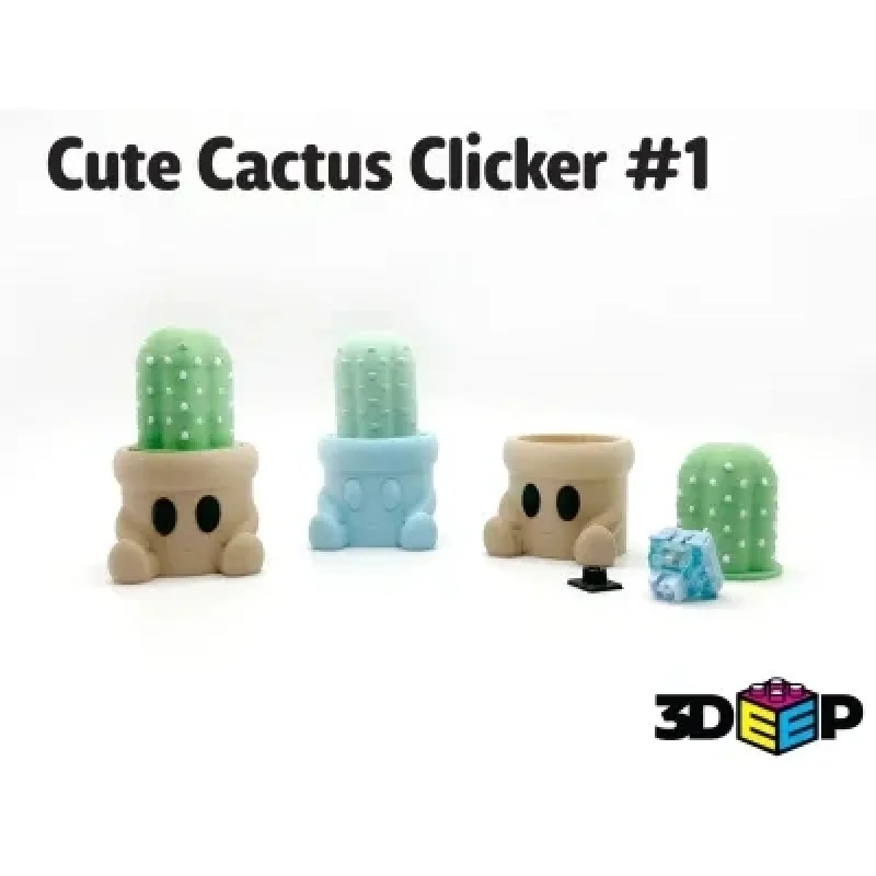 

3D-переключатели клавиатуры с милым сочным кактусом для снятия стресса