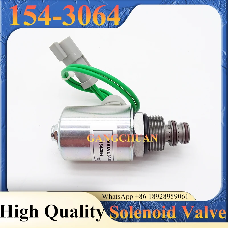 

154-3064 1543064 Solenoid Valve for E120H 120K 12H 12K 135H 140H