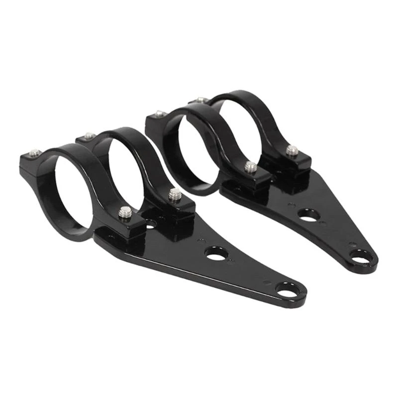 

2Pcs 41mm Universal Motorcycle Headlight Mount Bracket Fork Turn Light Clamp Set R6FB