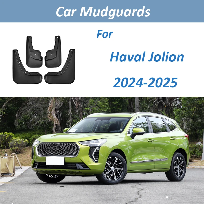 

Car Mudguards For Haval Jolion 2024 2025 4Pcs/Set Splash Guards Auto Mud Flaps Splash Guard Front Rear Fender Car Accessories