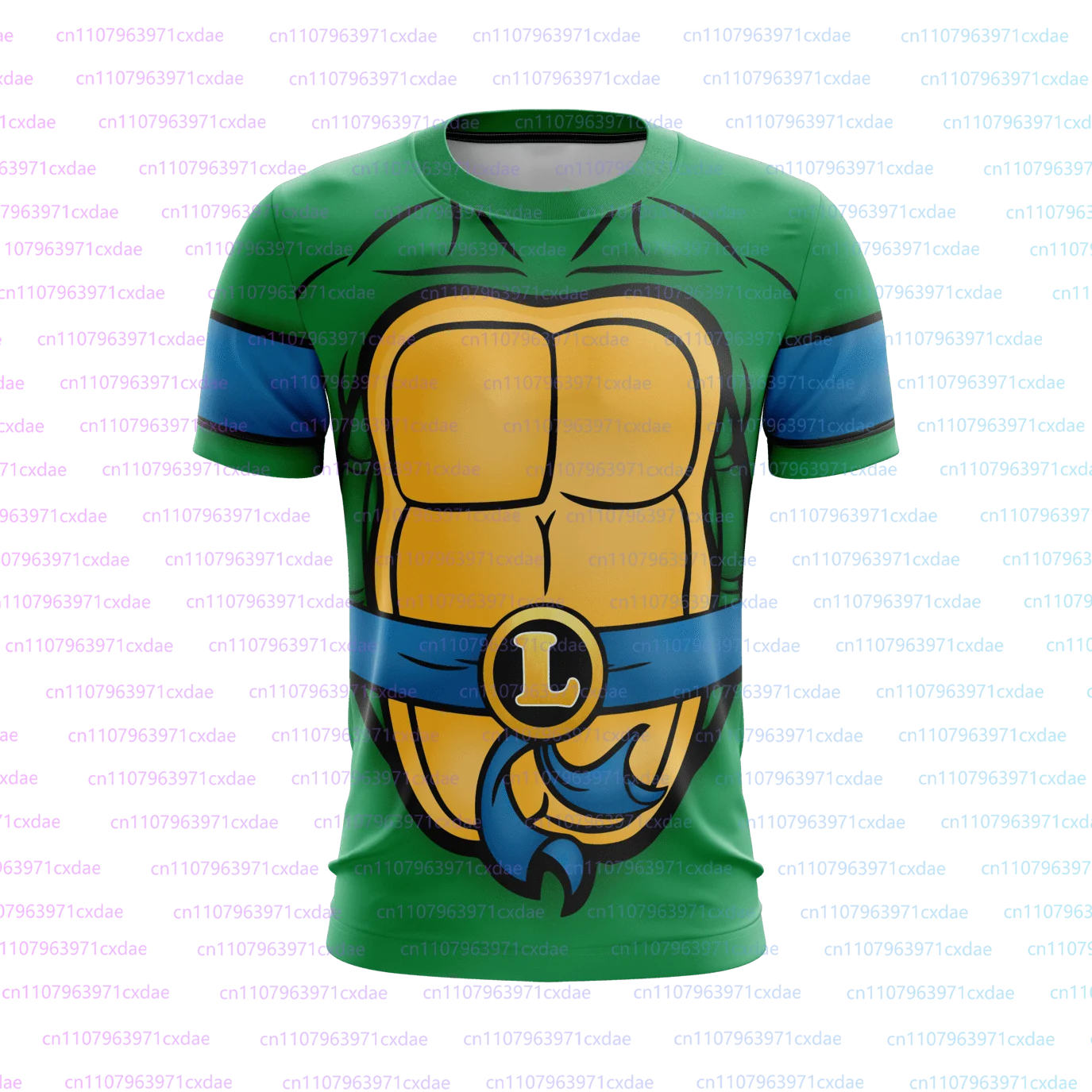 Bandai Ninja Turtles Boys Tees TMNT Classic Anime Cosplay Costume Allover Print Adult Kids T-Shirt Men Summer Funny Graphic Tops - view 2