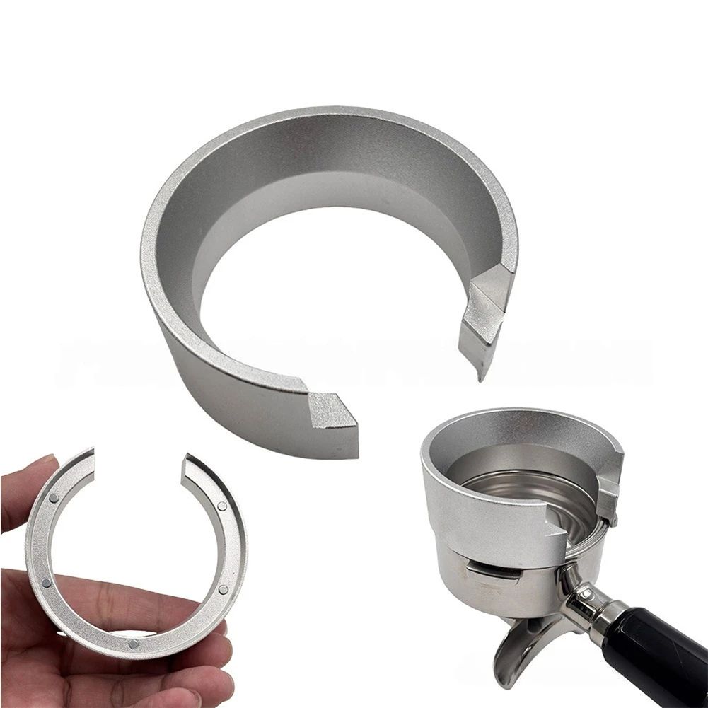 [NEW!A38F】 Magnetic Coffee Dosing Ring For GEMILAI 9010B/C Coffee Bean Grinder Dosing Funnel Black