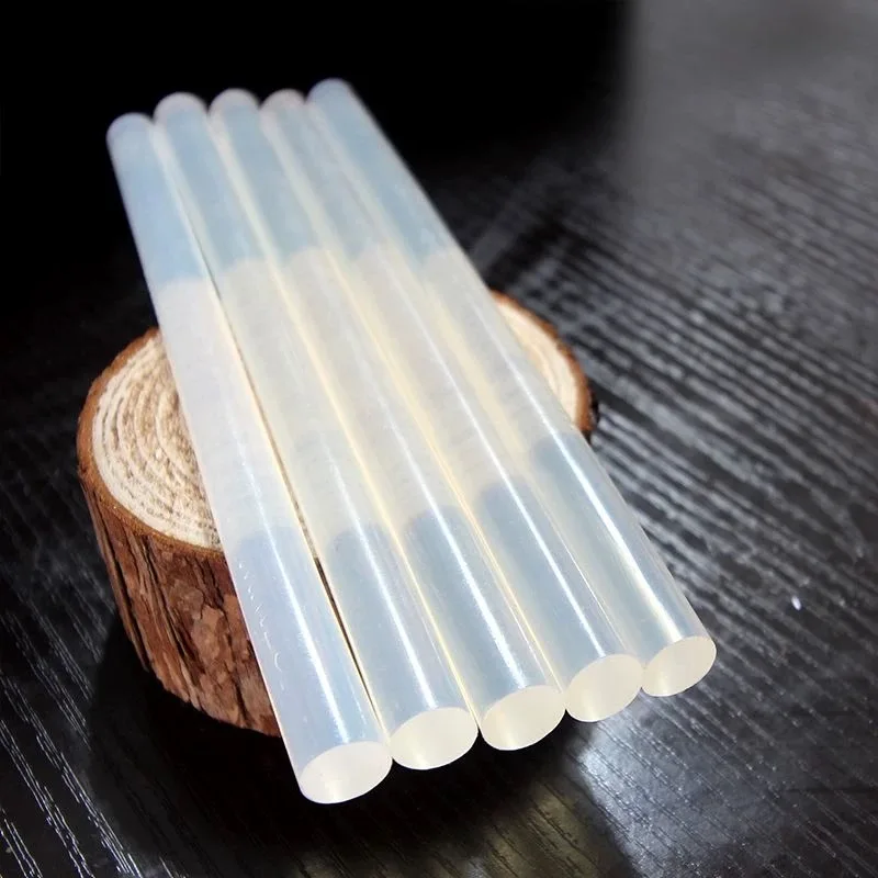 Barra de pegamento negro/transparente, queratina de 7x15mm para extensiones de cabello, material en barra de pegamento para extensiones de cabello, barra de pistola de pegamento, 10 unidades, venta al por mayor