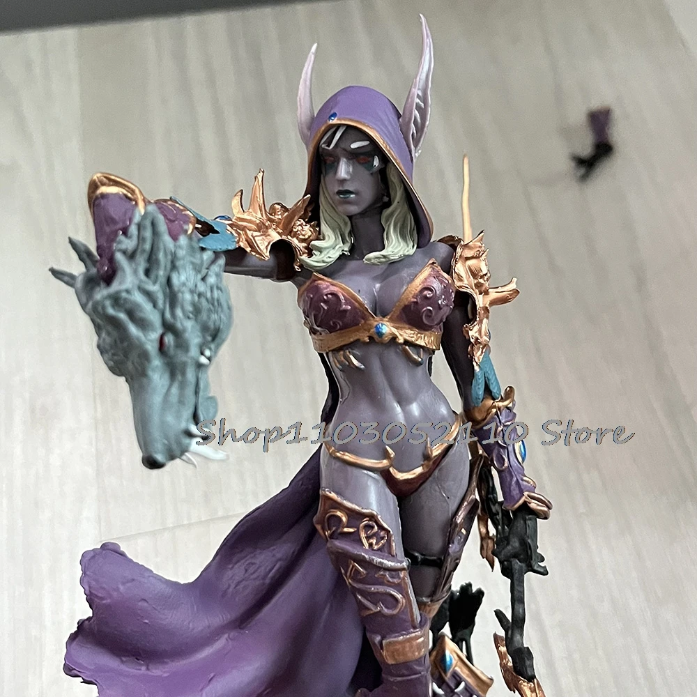 سيلفاناس Windrunner عالم علب عمل الشكل سيلفان الرماية الملكة ملكة أوندد اليدوية نموذج اللعب دمية الهدايا #5