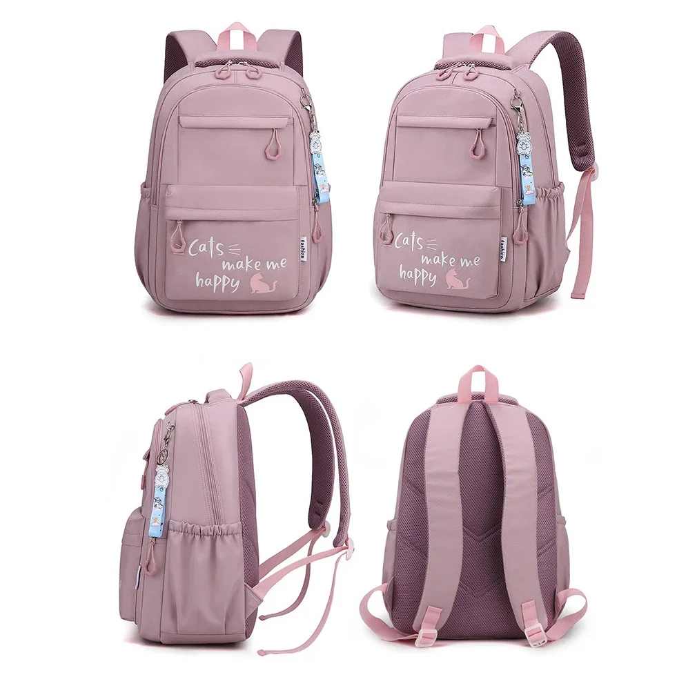 Girl School Bag Women's Backpack Youth School Backpack For Teenager Children Schoolbag Book Bag Waterproof Travel Viral Back Bag