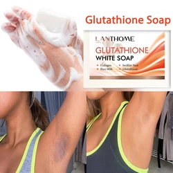 Glutathione Cream Soap Lighten Dark Underarm Leg Remove Dead Skin Lightening Brightening Face Glowing Skin Premium Hand Soap