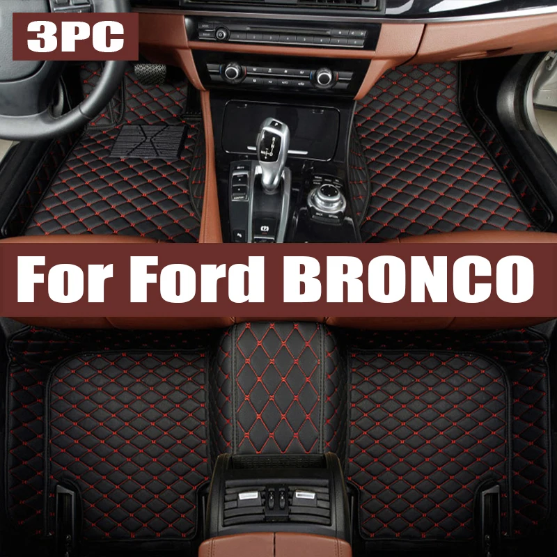 

For Ford BRONCO SPORT 2021 2022 2023 Car Floor Mats All-Weather Foot Mats Odorless Pad Tray Mat Interior trunk mat