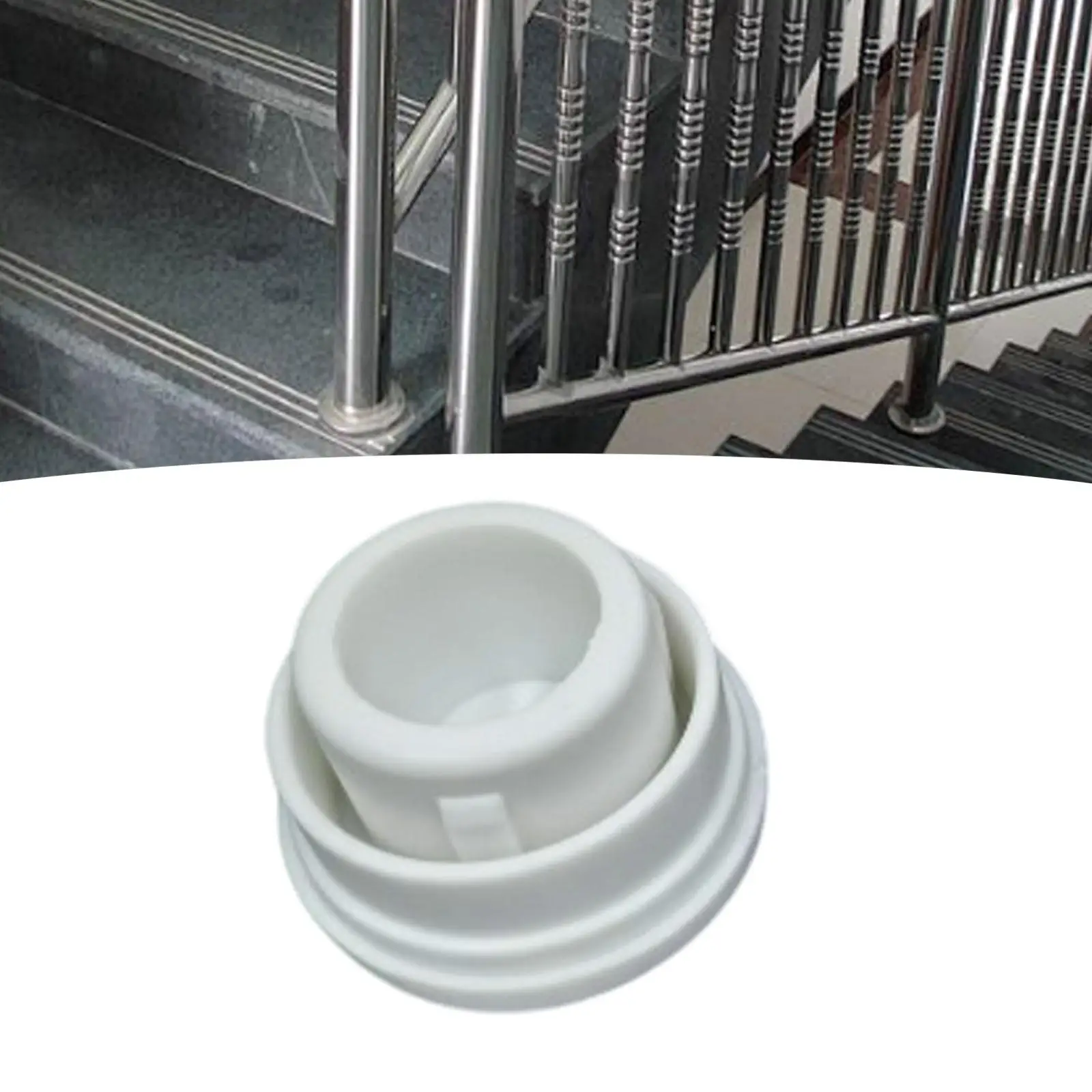 Swimming Pool Ladder Bung, Rubber Bung Cap for Underwater Escalator, for Inground Pool Security Guard End Cap,Rubber Plug