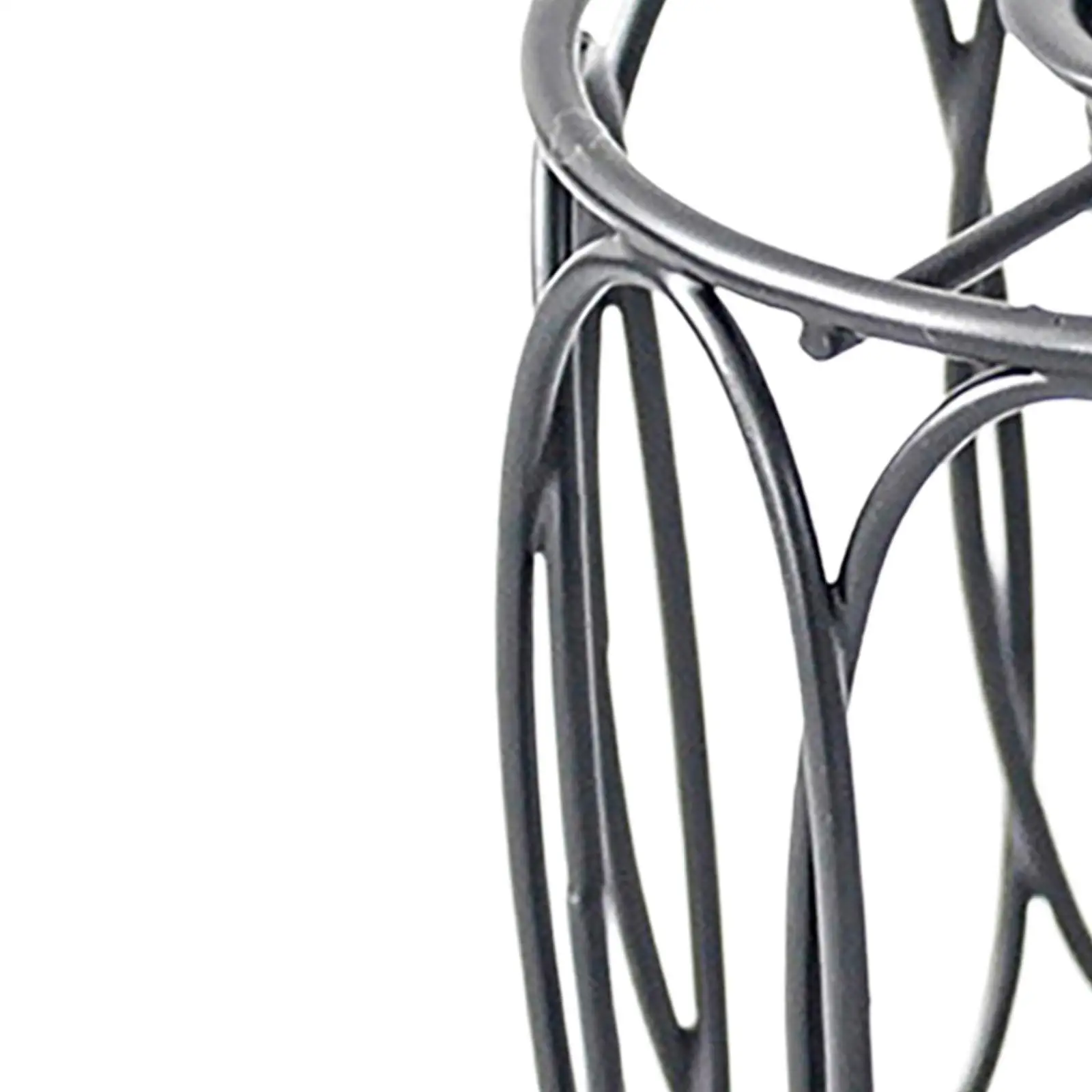 Metal Wire Lampshade Black Iron Cage Pendant Lamp Cover Vintage Lamp Housing for Table Lamp and Standing Lamp E14
