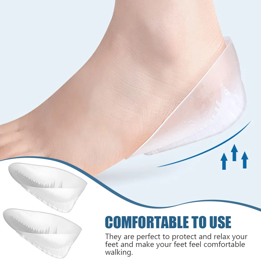 

1 Pair U-Shaped Pads Foot Care Cushions For Shoes Comfort Support Anti-Slip Cushion Inserts For Boots Flats Sneakers Loafers