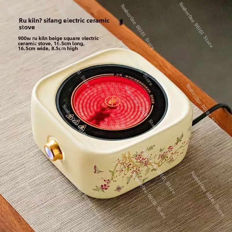 Electric pottery tea set | Family glass pot + mini tea stove + water storage boiler full package